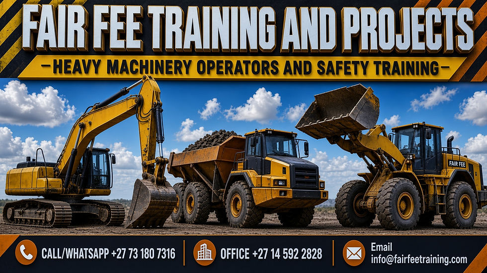 HEAVY DUTY MACHINERY OPERATOR AFFORDABLE SCHOOL