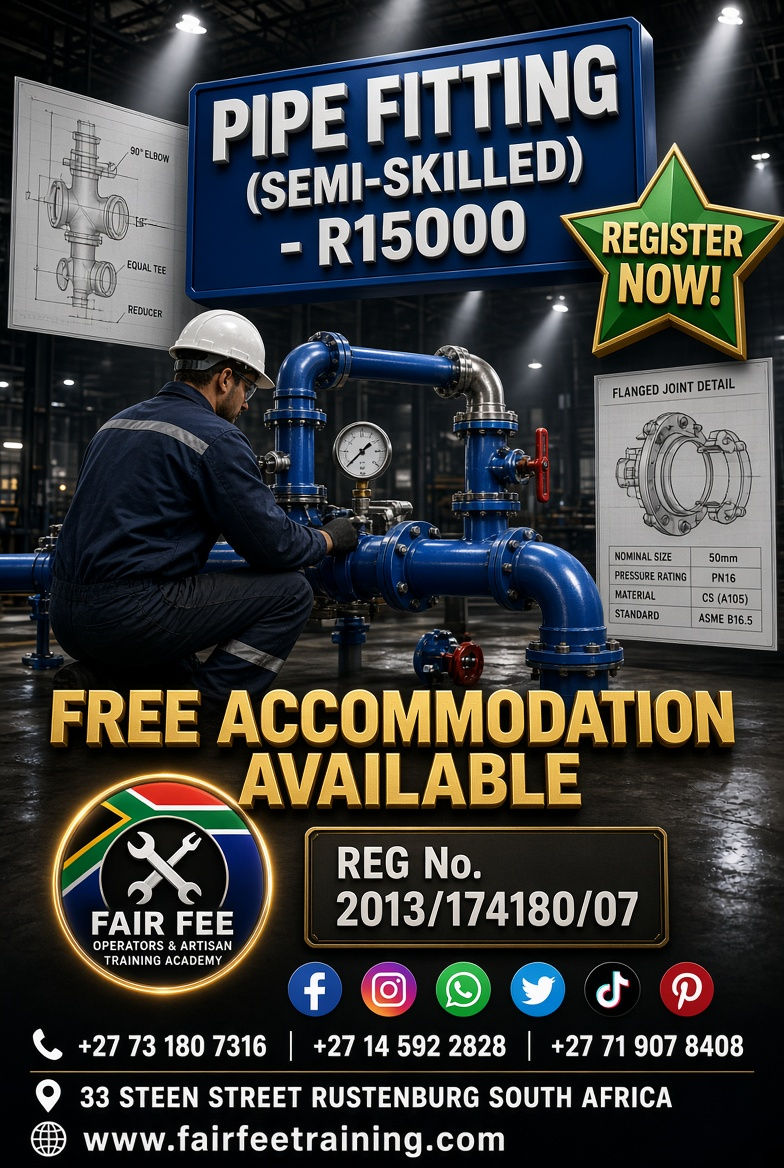SEMI SKILLED PIPE FITTER COURSE SOUTH AFRICA