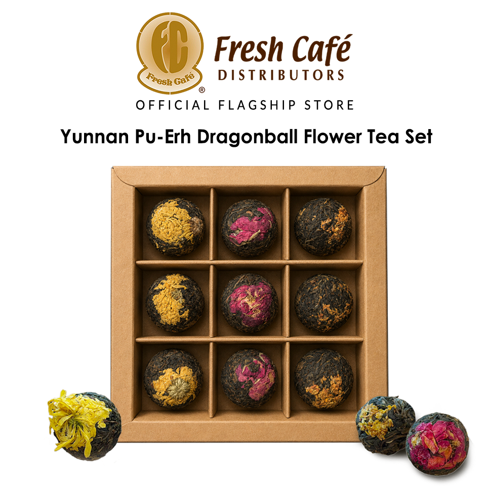💎NEW LAUNCH💎 Yunnan Pu-Erh Dragonball Flower Tea 云南普洱龙珠花茶: Osmanthus Pu-Erh /