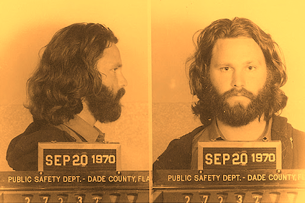 Jim Morrison Mug Shot