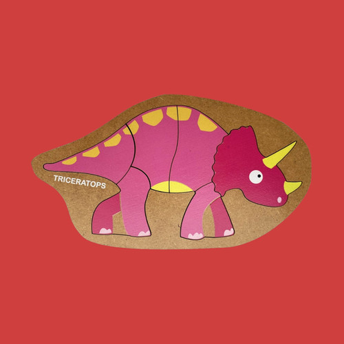 Rompecabezas De Madera Triceratops Planz