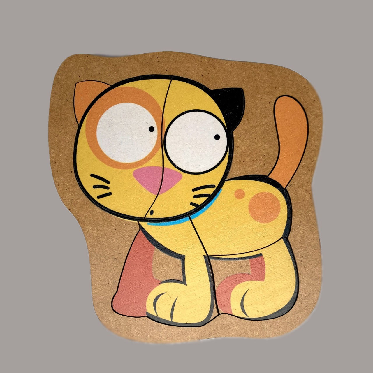 Rompecabezas De Madera Gatito