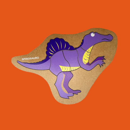 Rompecabezas De Madera Spinosauro Planz