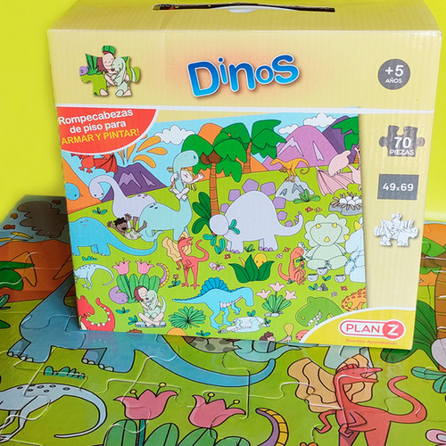 Rompecabezas de Piso DINOS 70 piezas Planz