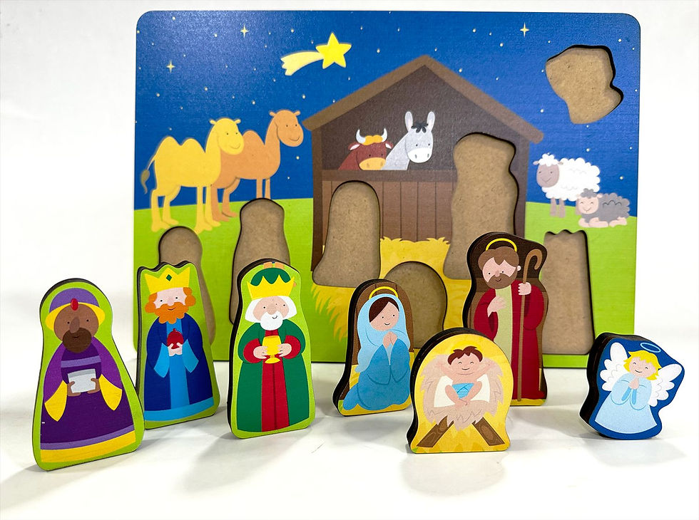 Miniatura: Encastre Pesebre En Volumen