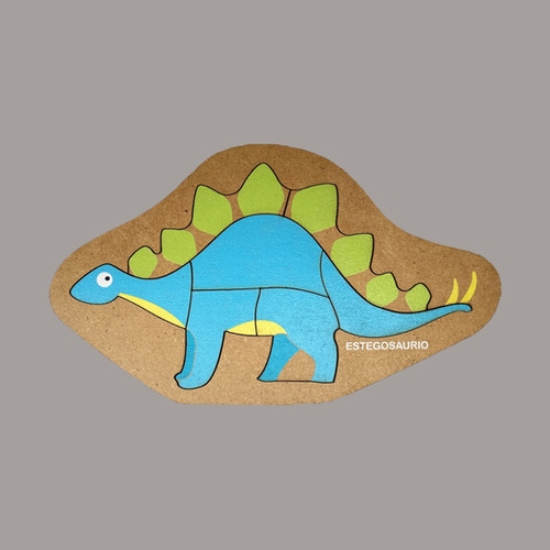 Rompecabezas De Madera Estegosaurio Planz