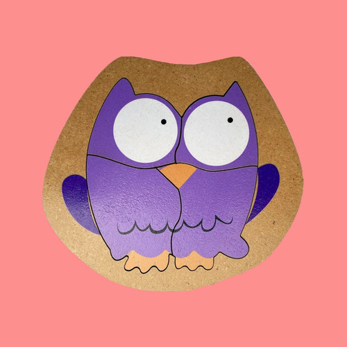 Rompecabezas De Madera Buho Planz