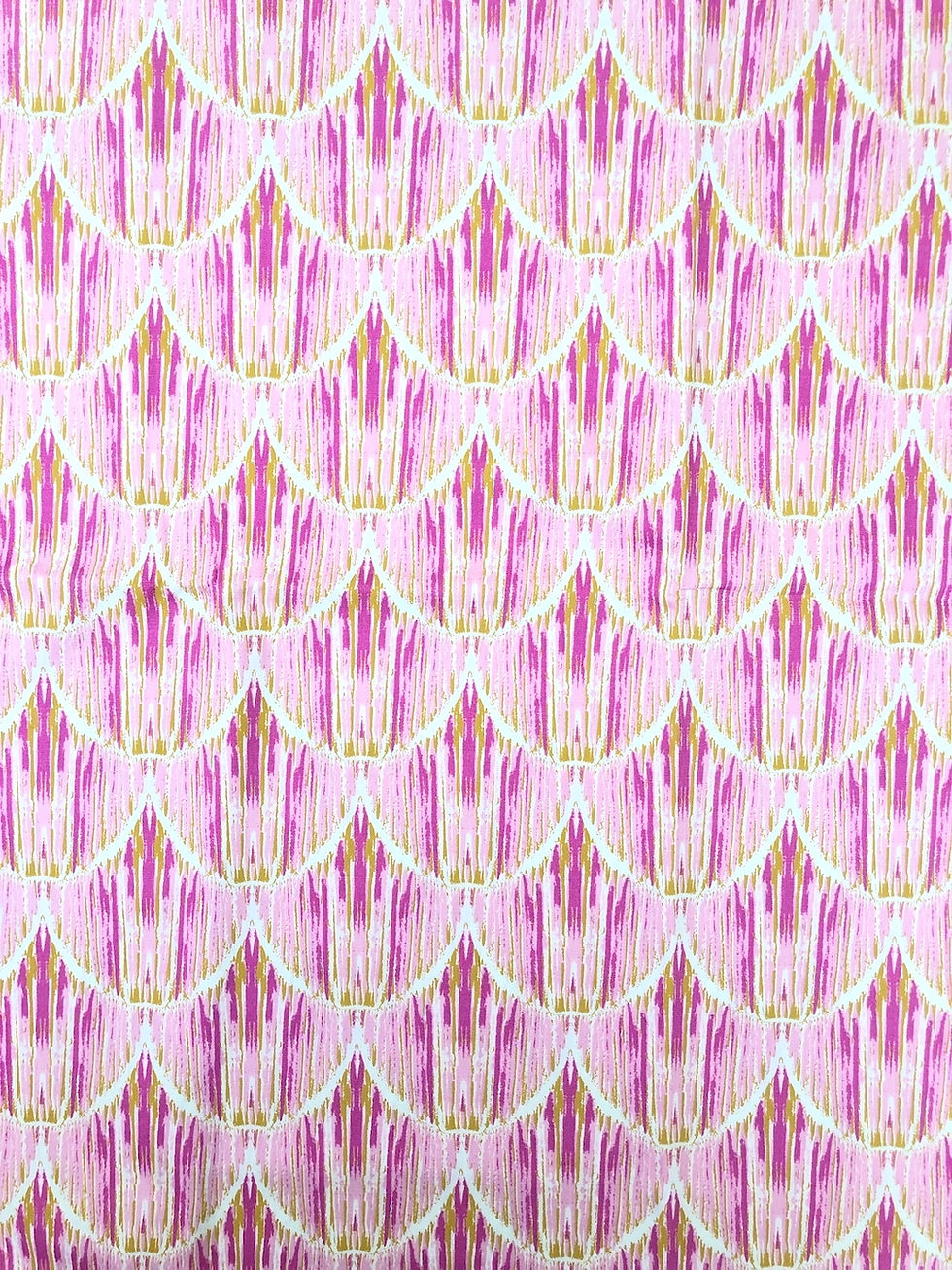 Pink Watercolor Mermaid Scales