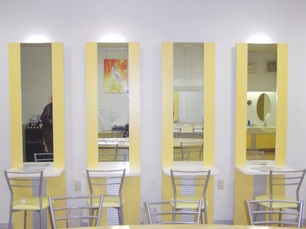 明るく広々としたセルフエステルームの改装