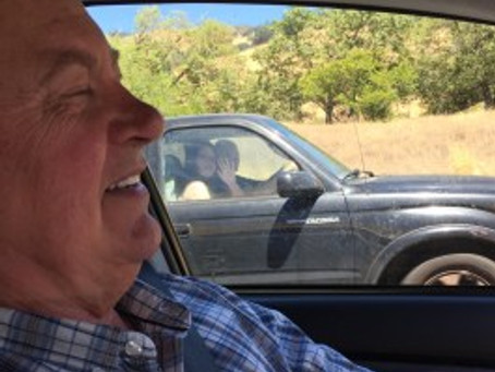 Our First Drive-by Smile