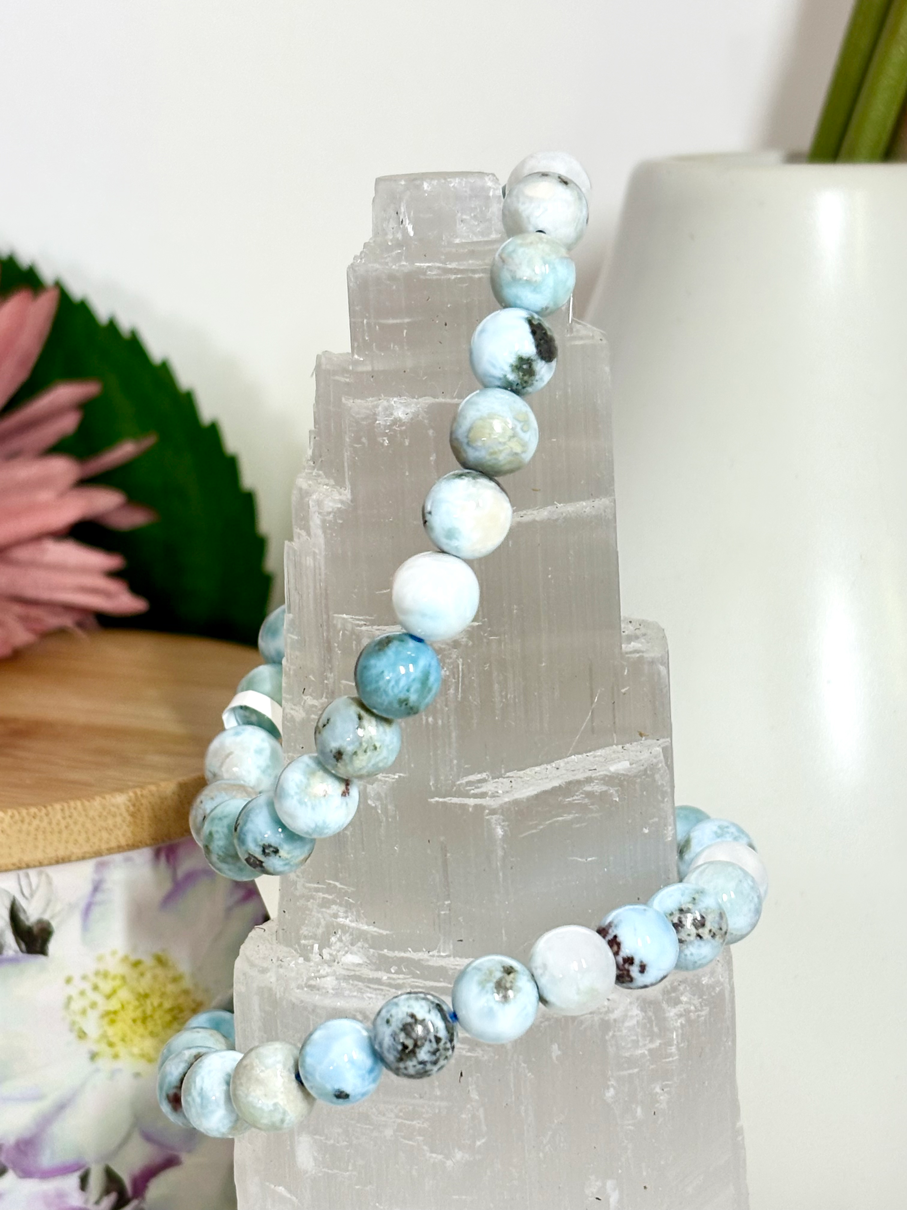 Larimar Bracelet | 8mm