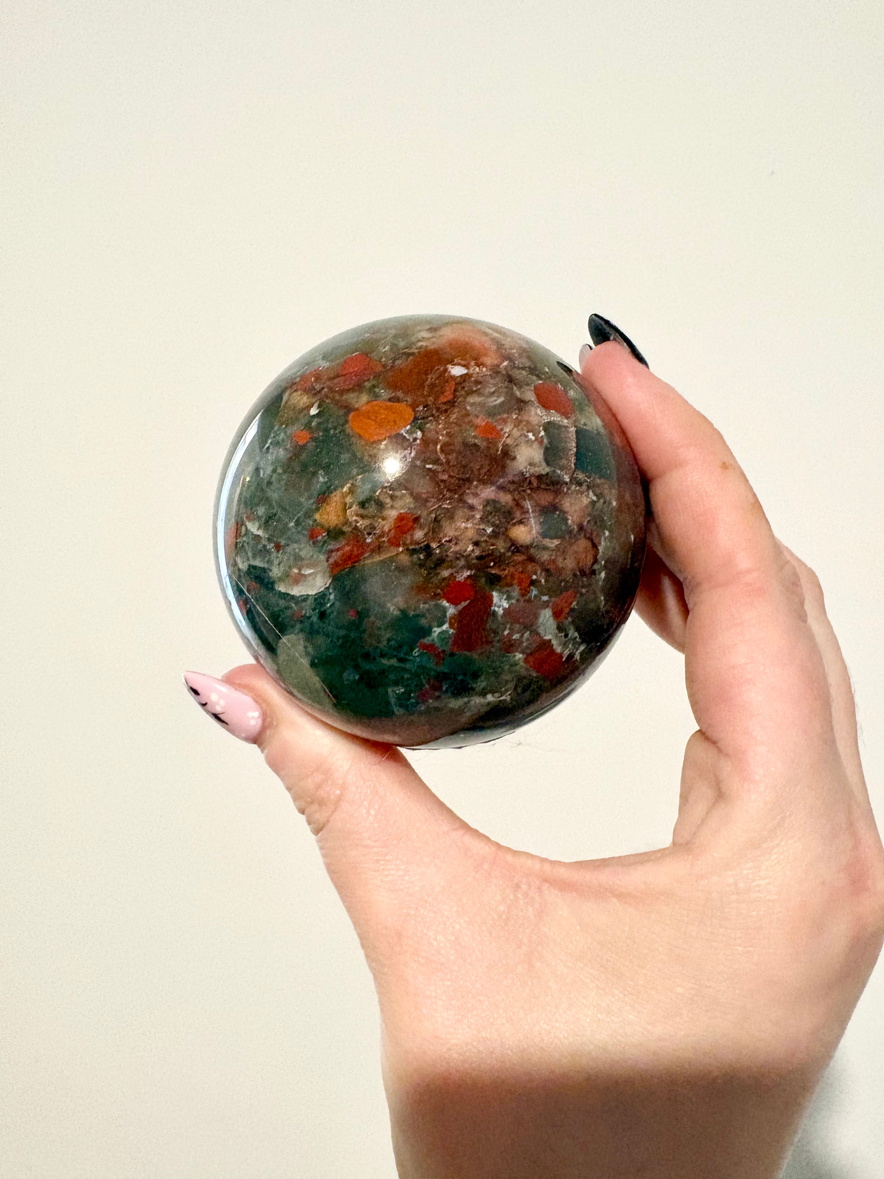 Bloodstone Sphere | 487g