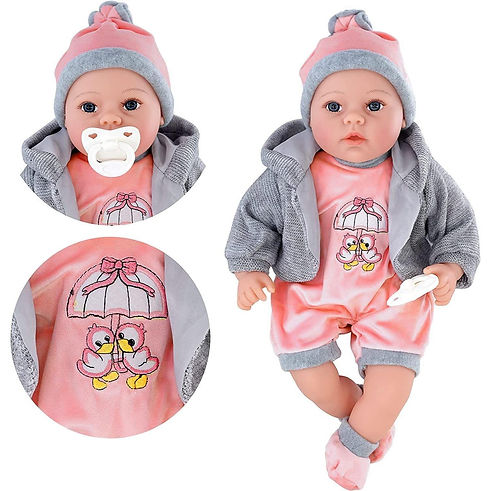 BiBi Doll Baby Grey