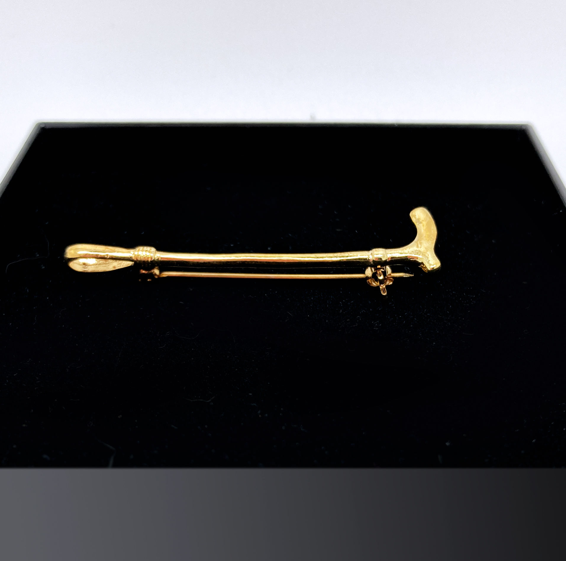 Gold Plated Hunting Stockpin