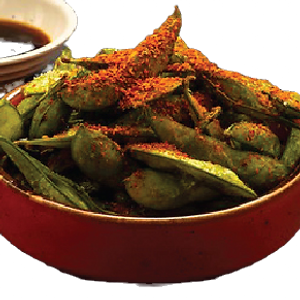 2. Spicy Edamame