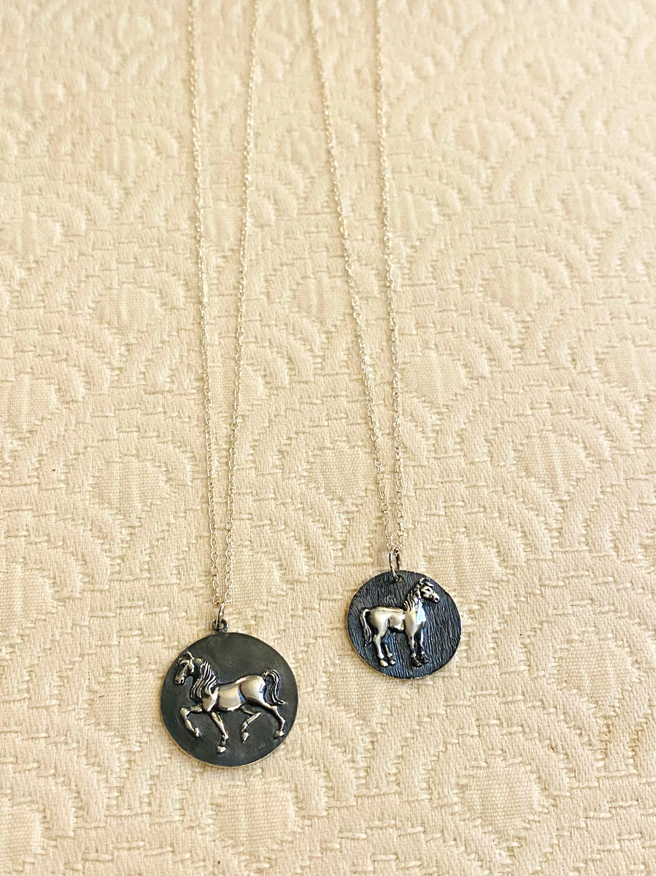 Prancing Horse Pendant (left)