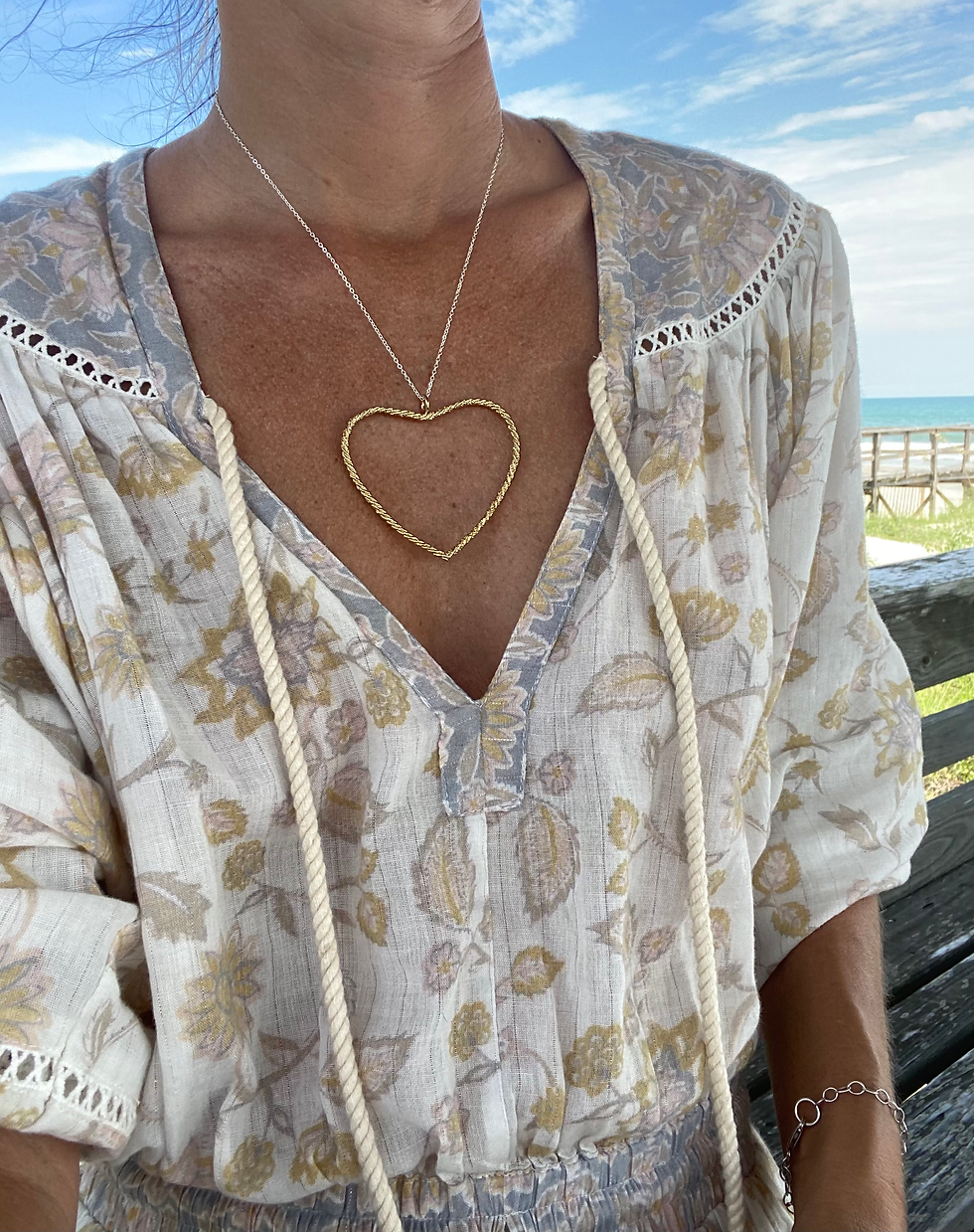 Apple Heart Pendant