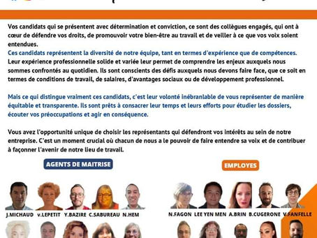 [ÉLECTIONS: VOS CANDIDATS CFDT]