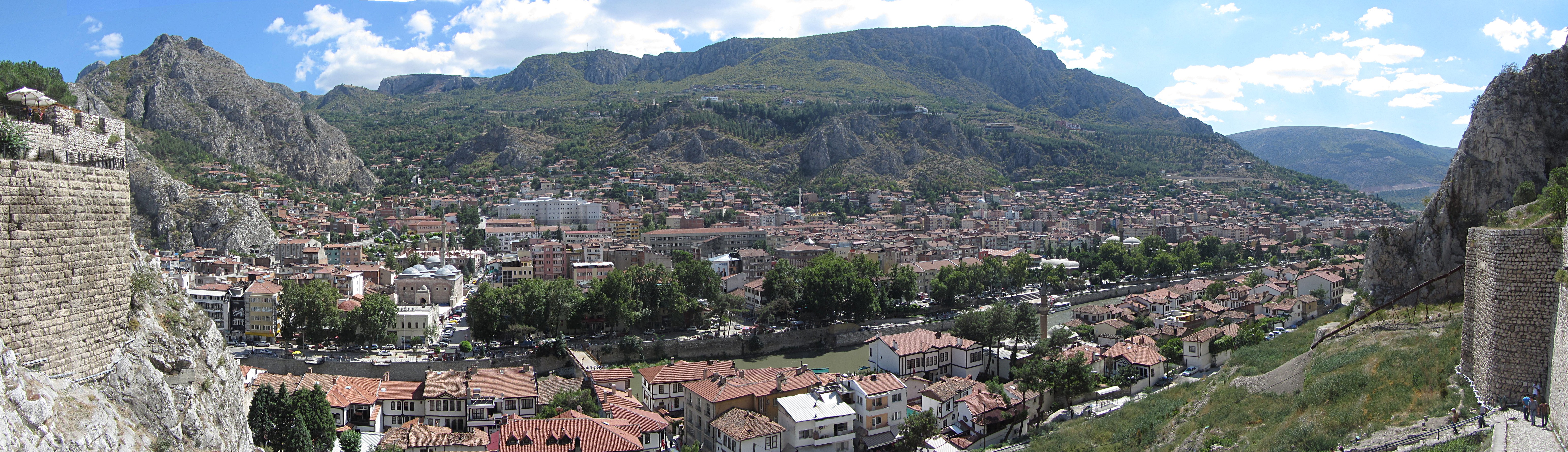 Kaleden Amasya panoraması