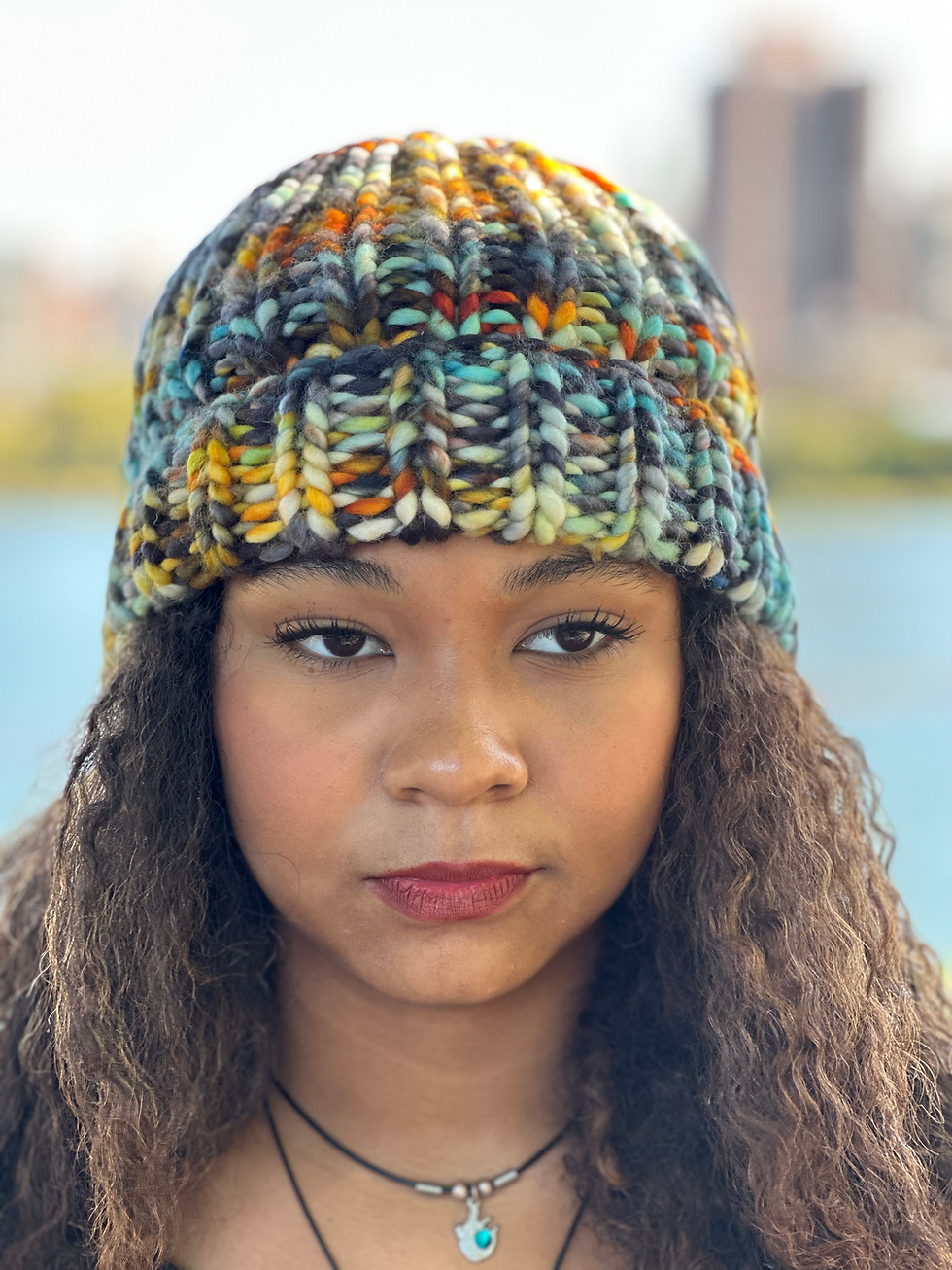 Thumbnail: Color Collective Luxury Merino Wool Hat - Funfetti