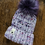 Thumbnail: Luxury Merino Wool Super Bulky Ribbed Brimmed Pom Pom Hat - Healing Heart