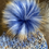 Thumbnail: Textured and Ribbed Luxury Merino Wool Bulky Pom Pom Hat - Mercurio