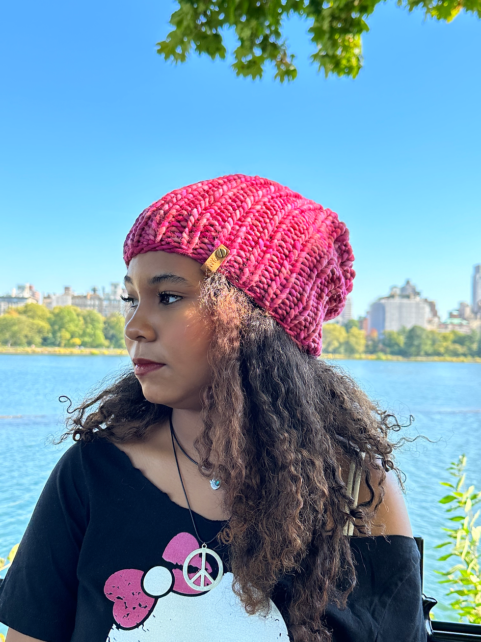 Thumbnail: Color Collective Luxury Merino Wool Hat - Bliss