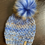 Thumbnail: Textured and Ribbed Luxury Merino Wool Bulky Pom Pom Hat - Mercurio