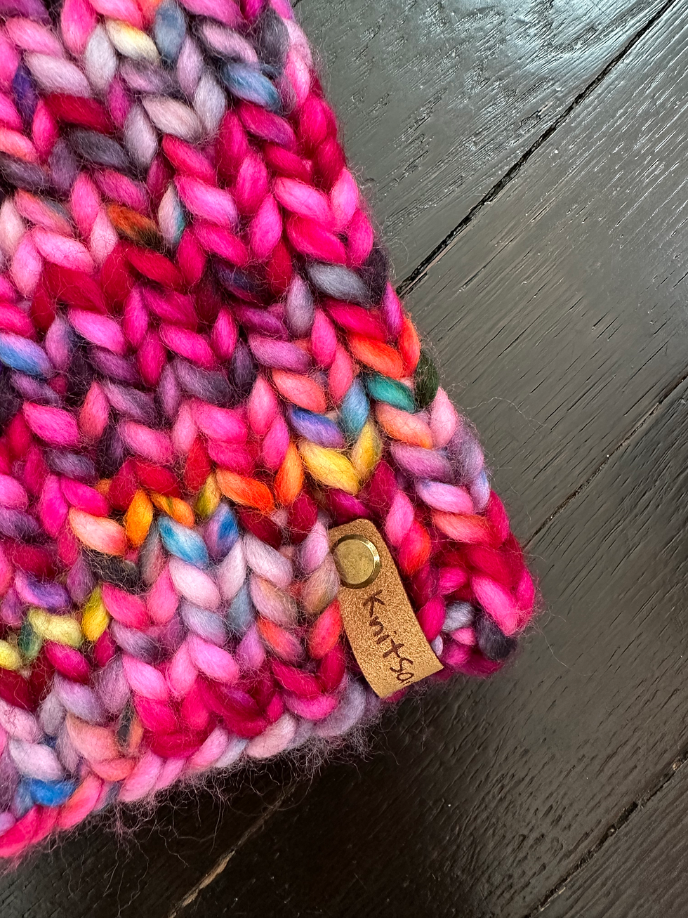 Thumbnail: Color Collective Luxury Merino Wool Bulky Beanie - Potion