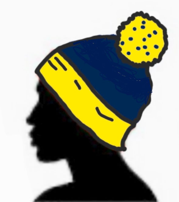 Thumbnail: *CUSTOM* Two-Color School/Team/Organization Merino Wool Pom Pom Hat