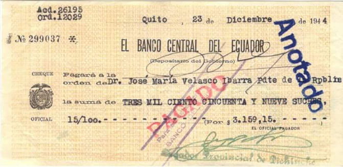 El presidente ecuatoriano que aborrecía el dinero