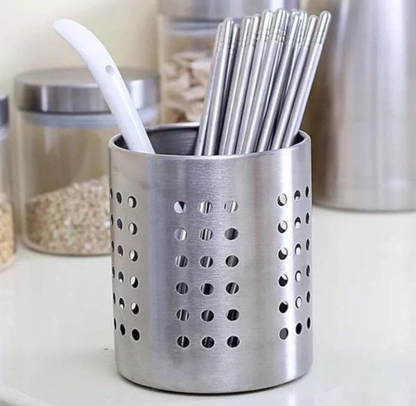 Kitchen Stainless Steel Cooking Utensil Holder