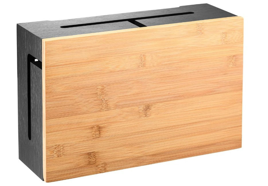 Bamboo Cable Management Box