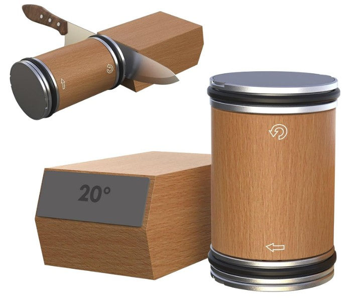 Rolling Knife Sharpener for Kitchen Knives