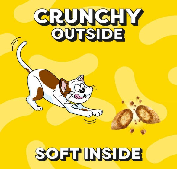Thumbnail: DREAMIES - Cat Treats - 12 x 60g - Multipack Biscuits - Variety Snack Box - 12 P