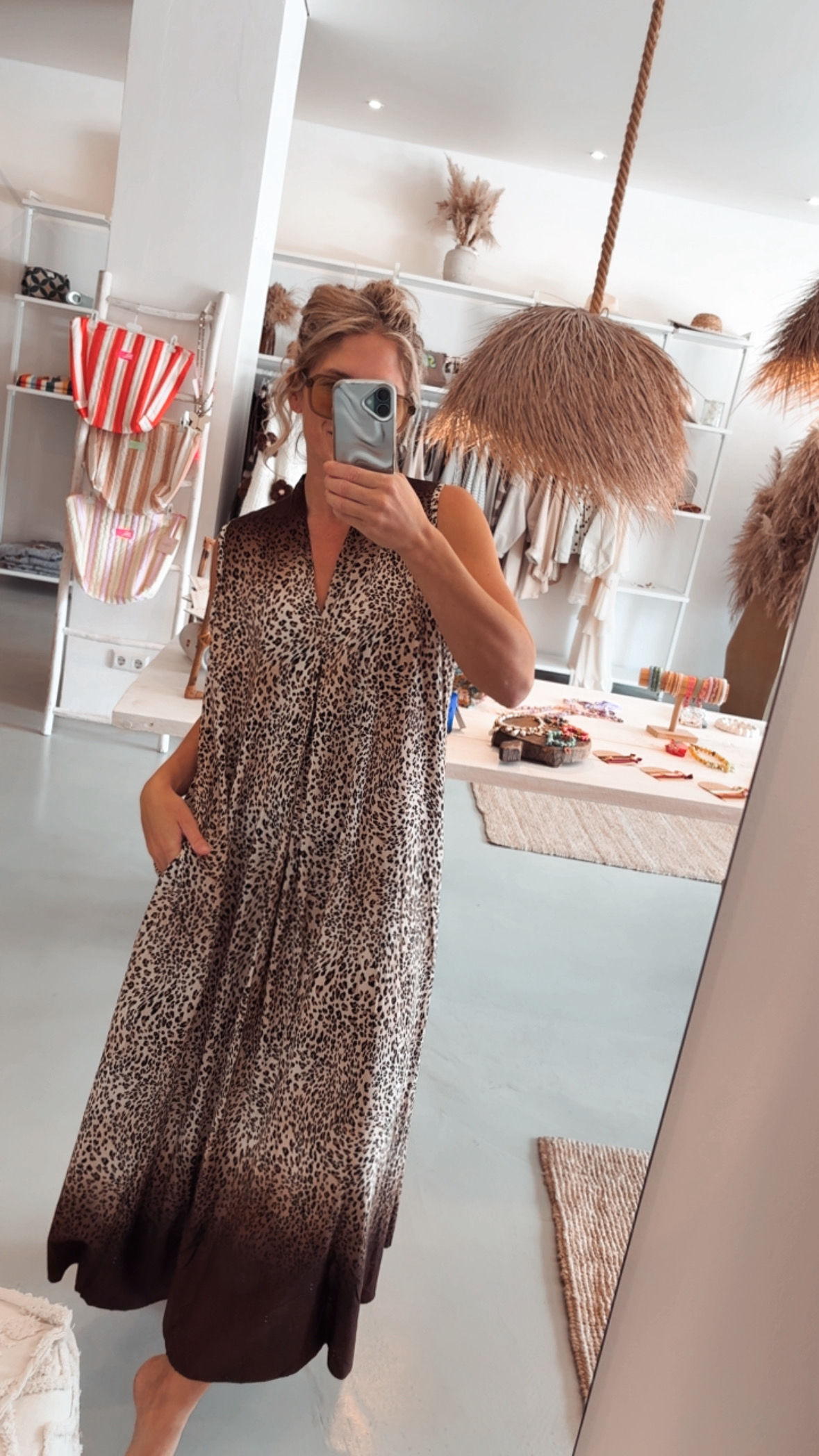 Maxikleid Änn Braun