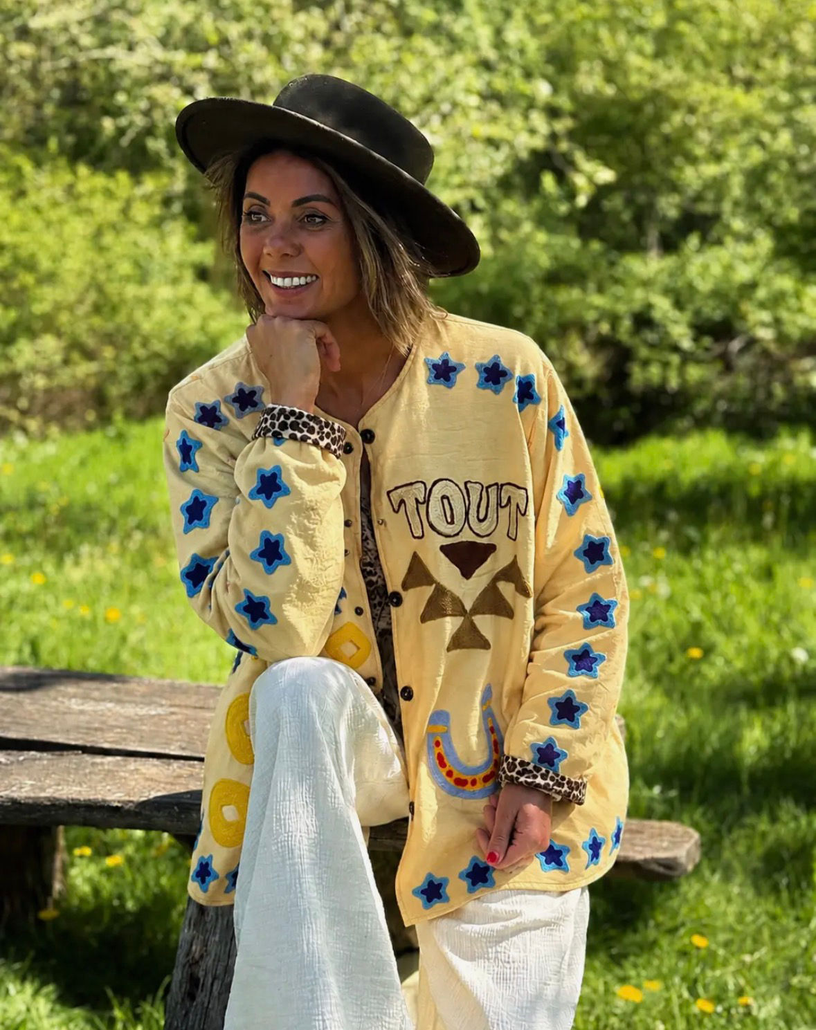 Limited Samtjacke Cowgirl Butteryellow