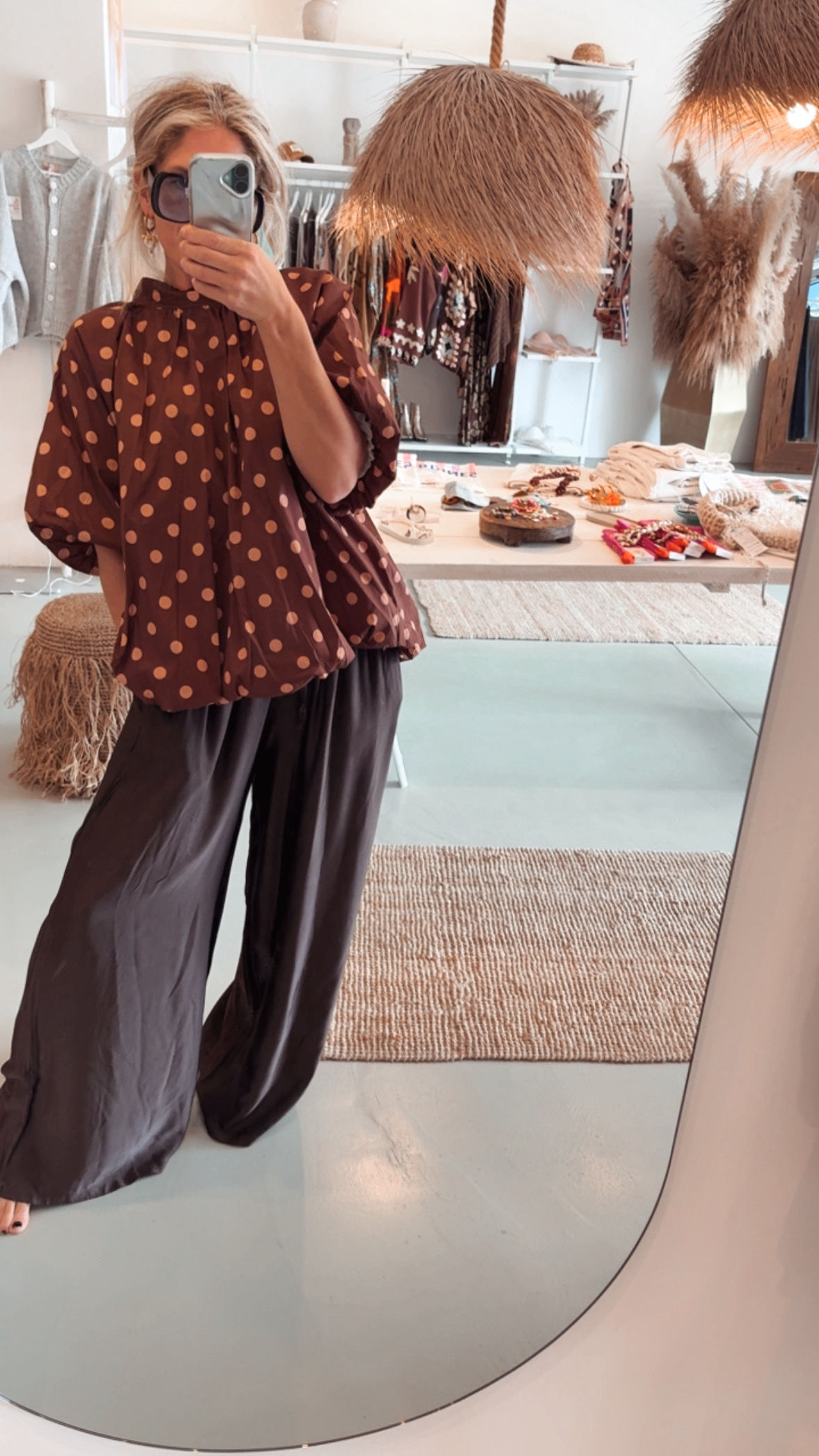 Bluse Quinn Burgunder
