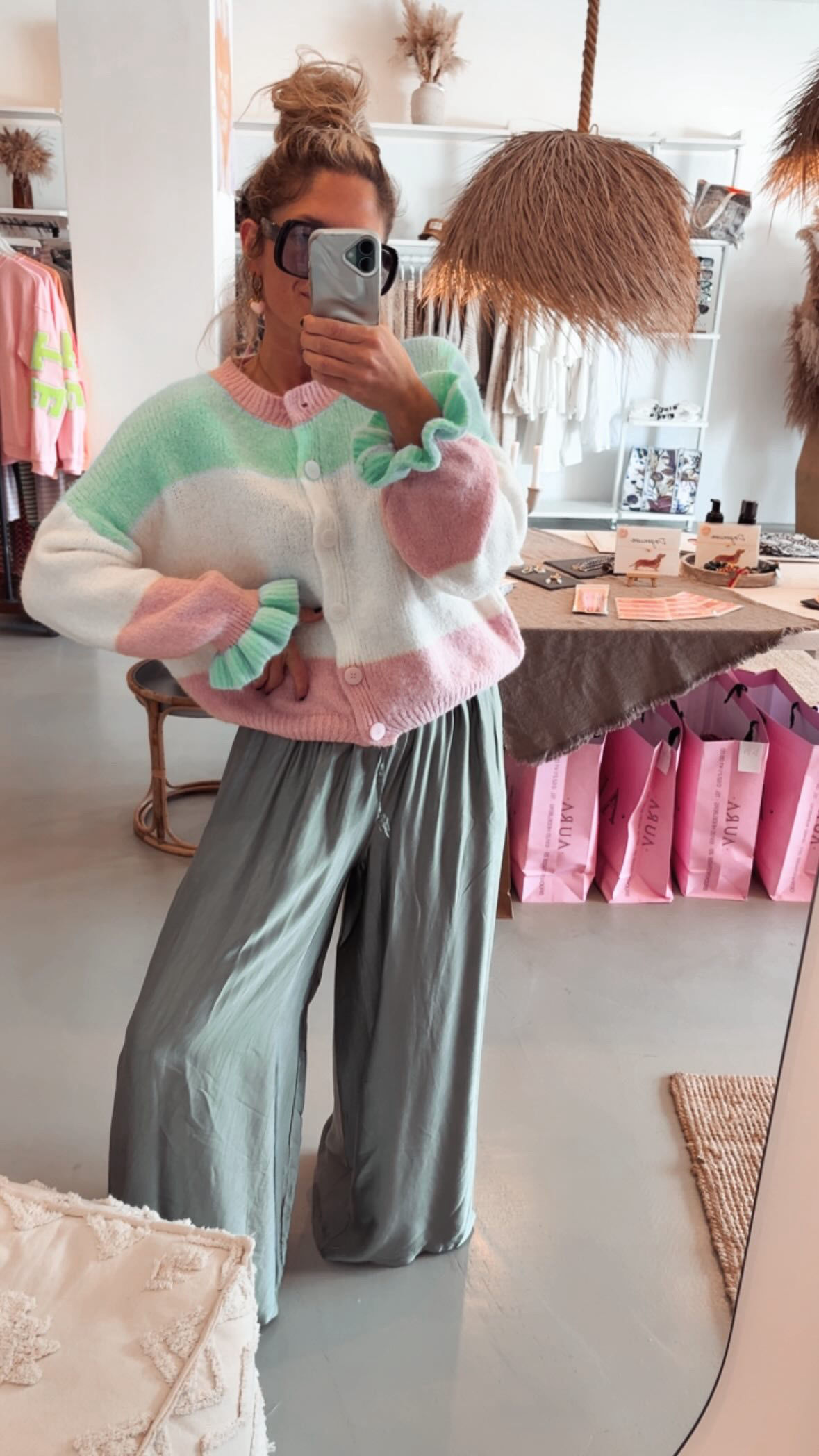 Strickweste Pastellovers