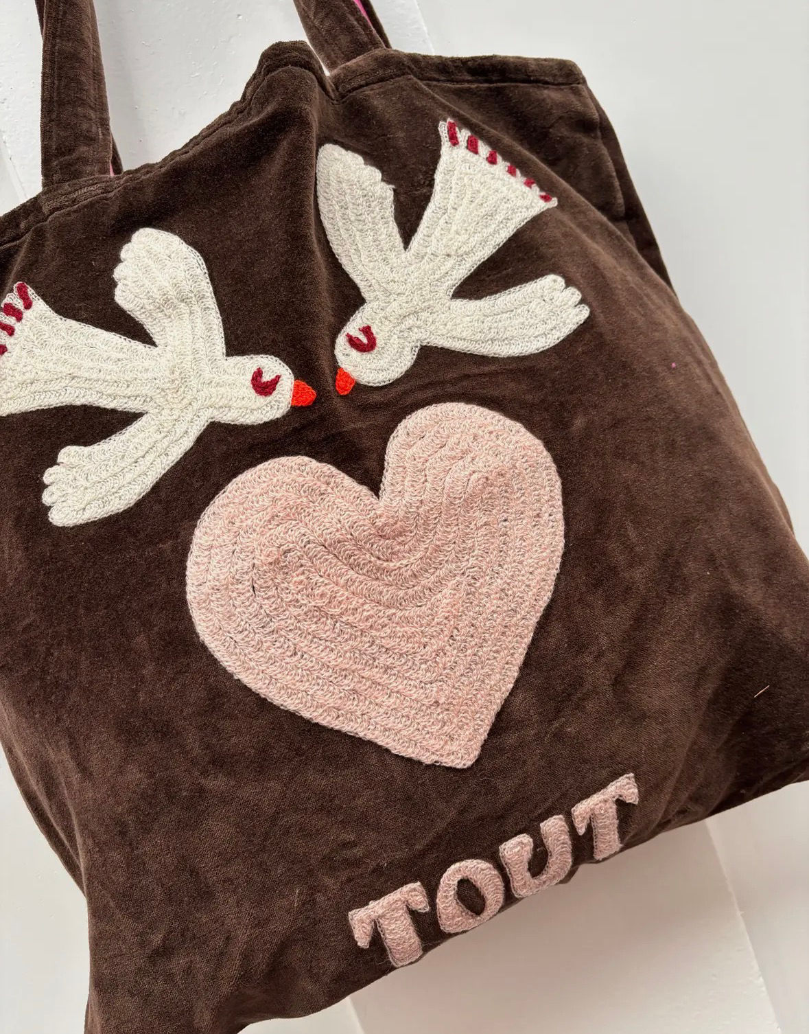 Handmade Samtshopper