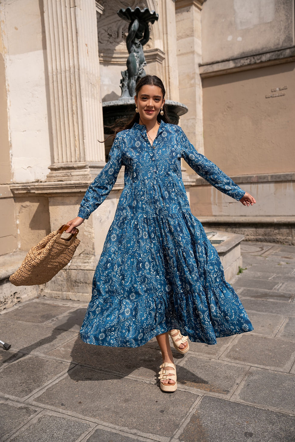 Maxikleid Marbella Denim