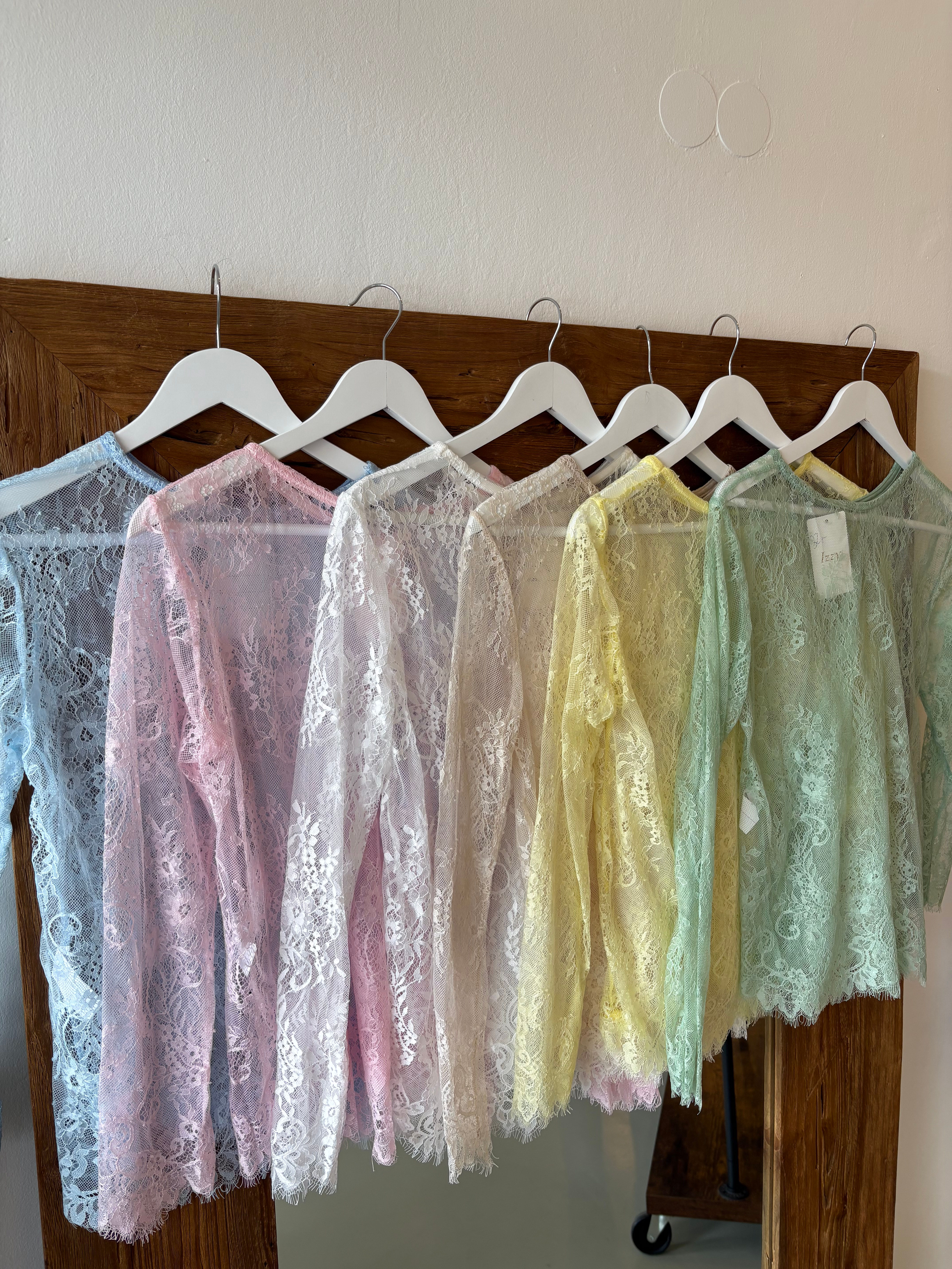 Mesh Spitzenoberteil Its your time