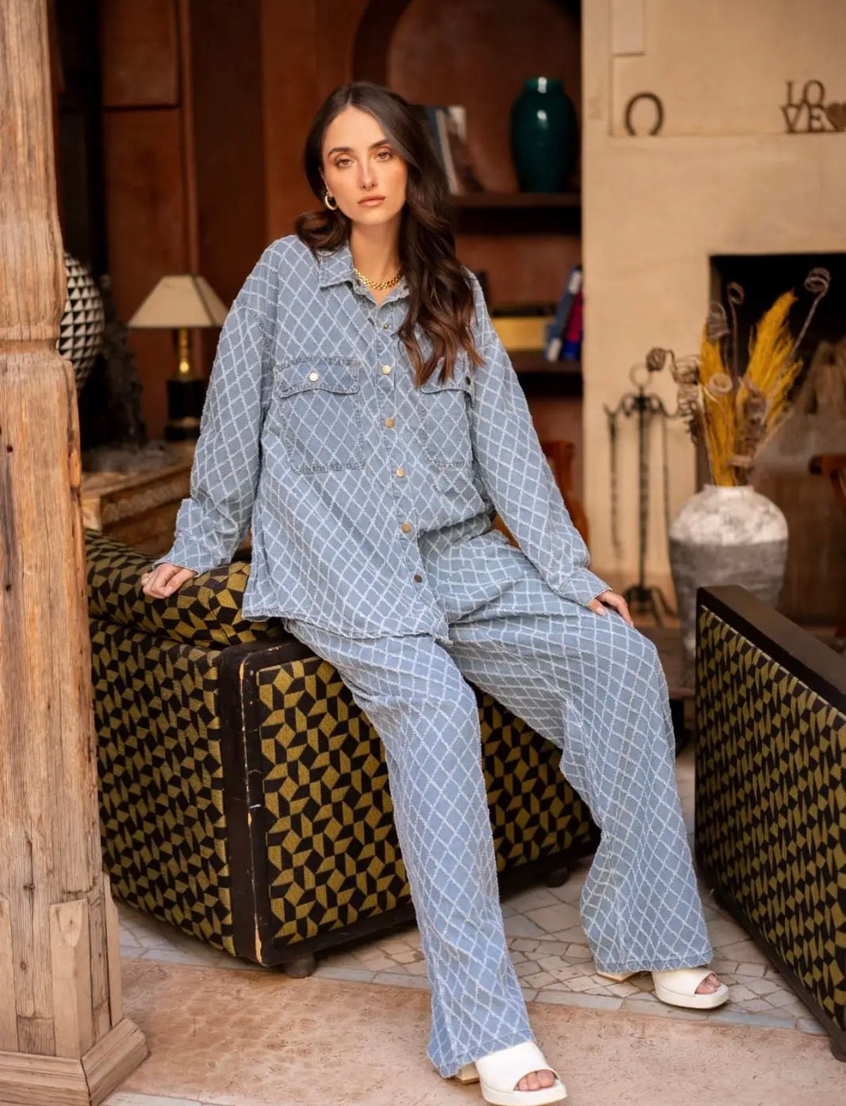Denim Set Sash
