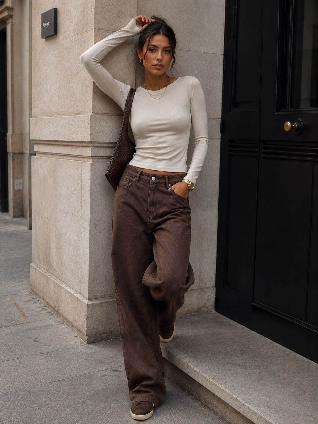 High-Waist Wide Leg Jeans Marie