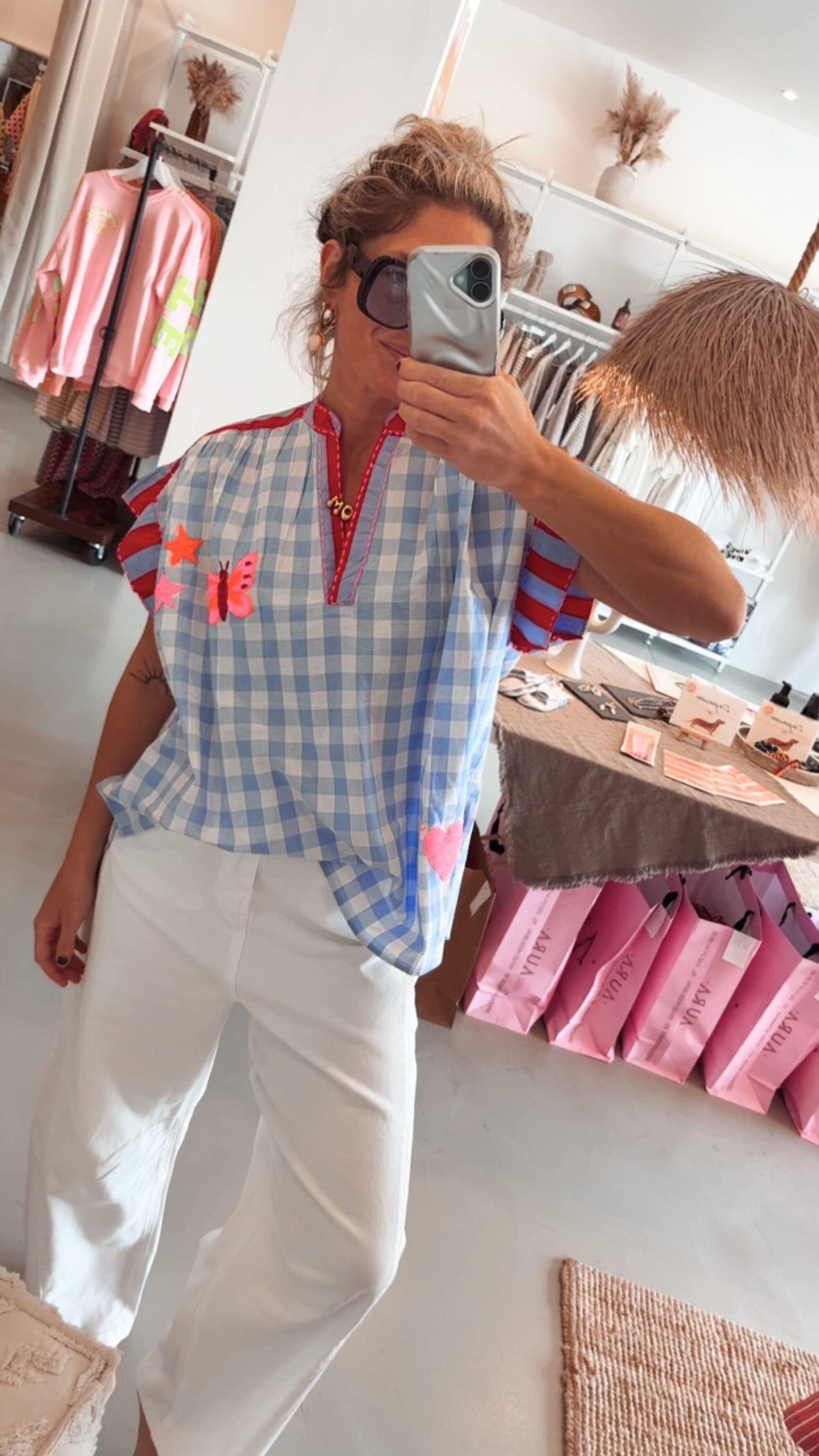 Bluse Walking away