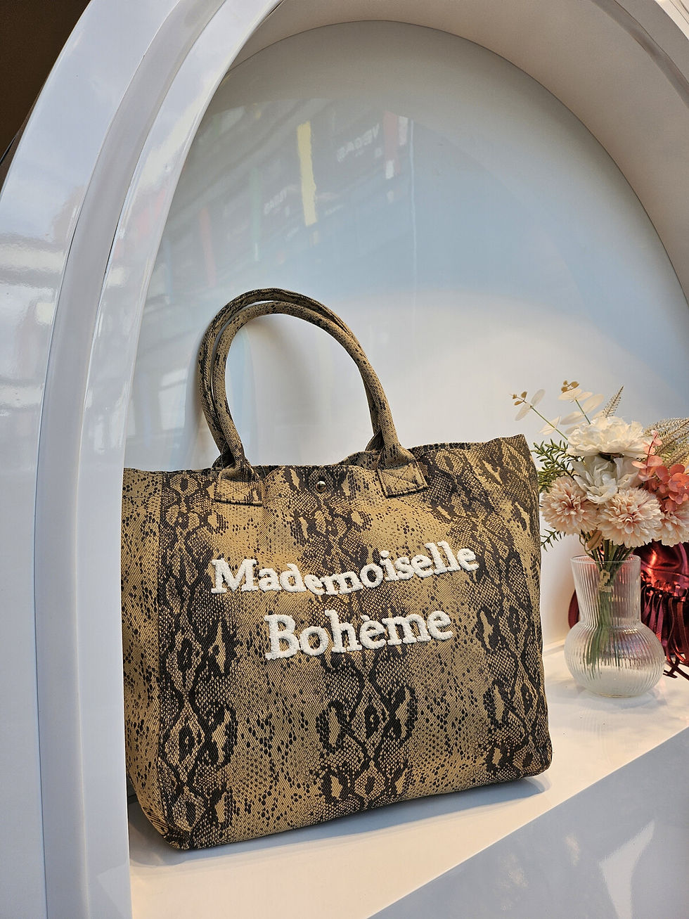 Mademoiselle Bohème Shopper Kamel