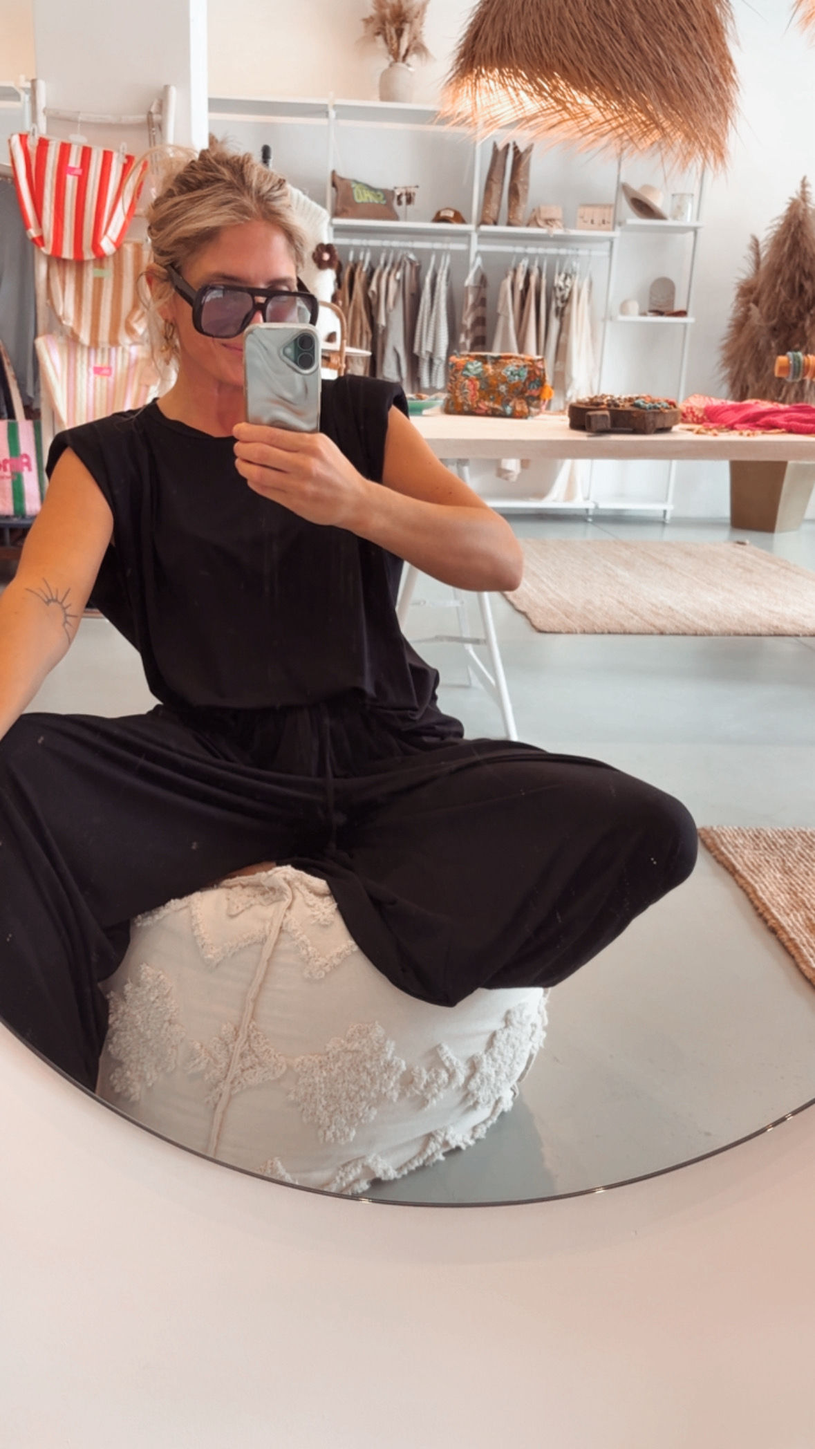 Boxy Shirt Schwarz