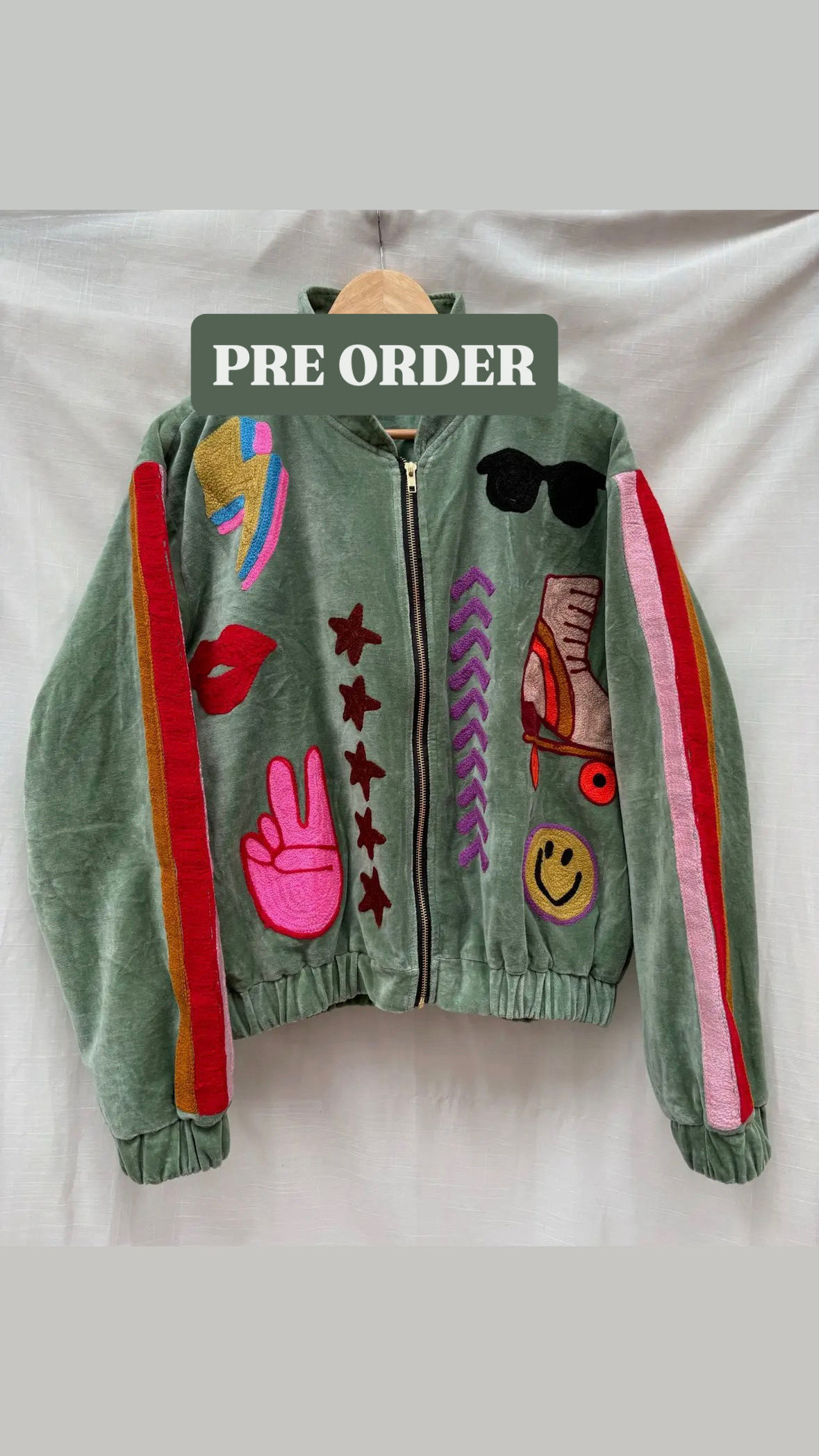 Limited Samt Oversize Bomberjacke the Oldie