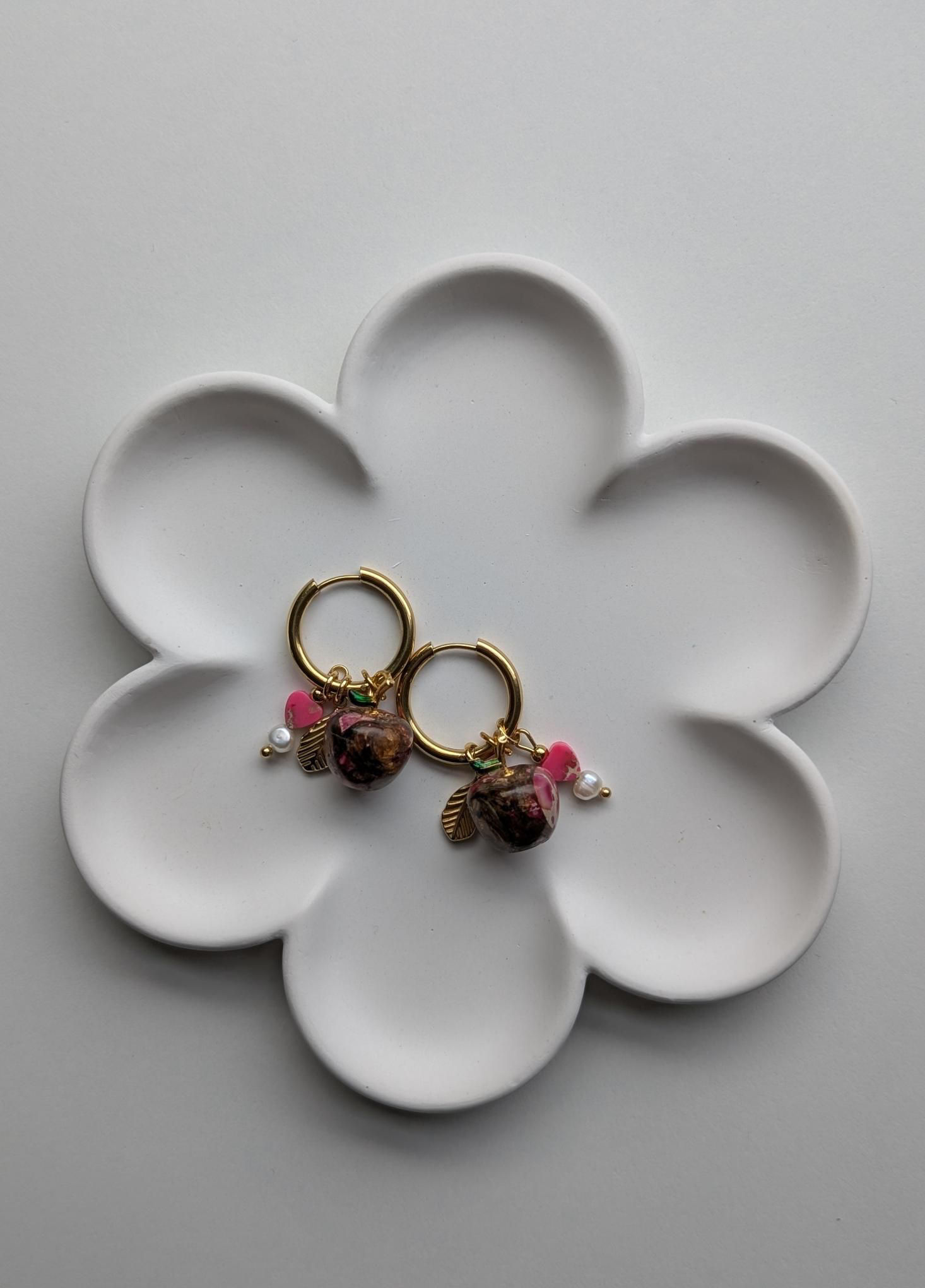 Apple Charm Creolen