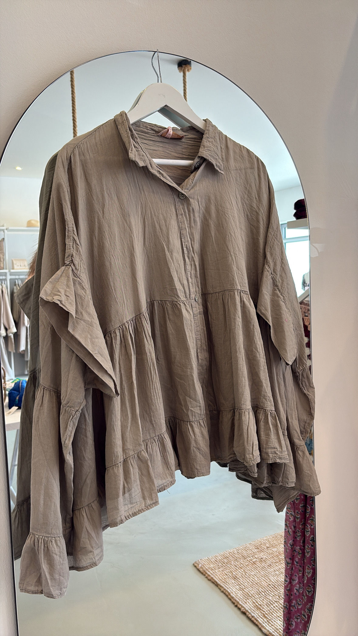 Bluse The Flow Taupe